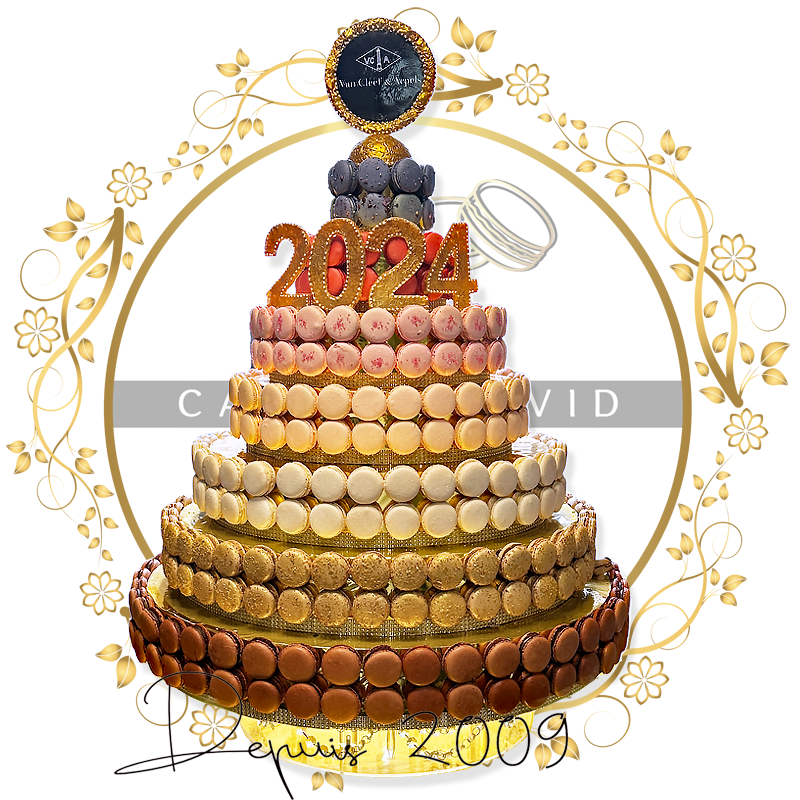 Piece montee - Macarons de Paris - Cayeux David, spécialiste créateur de Pièces Montées de choux et macarons depuis 2009 tel : 09 87 49 49 49 - Vitry sur Seine